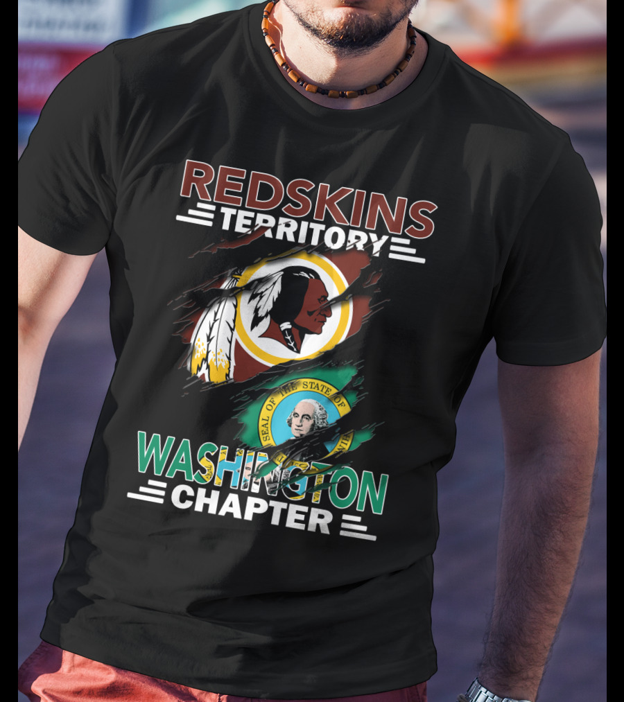 Redskins Territory Washington Chapter Seal Of The State Of Washington T-Shirt