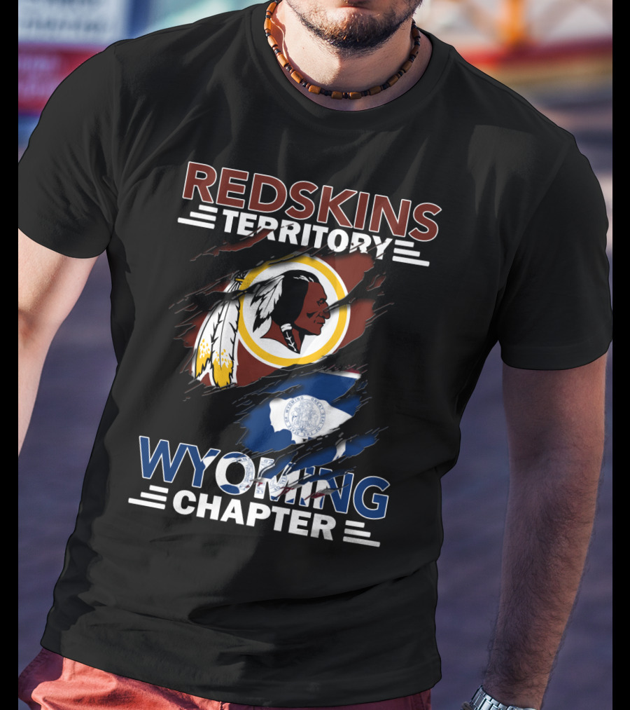 Redskins Territory Wyoming Chapter Flag T-Shirt