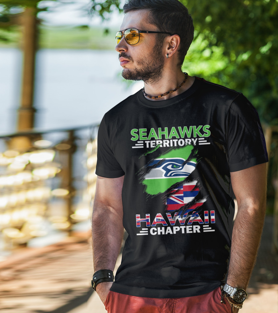 Seahawks Territory Hawaii Chapter Seattle Pride Hawaiian Connection T-Shirt