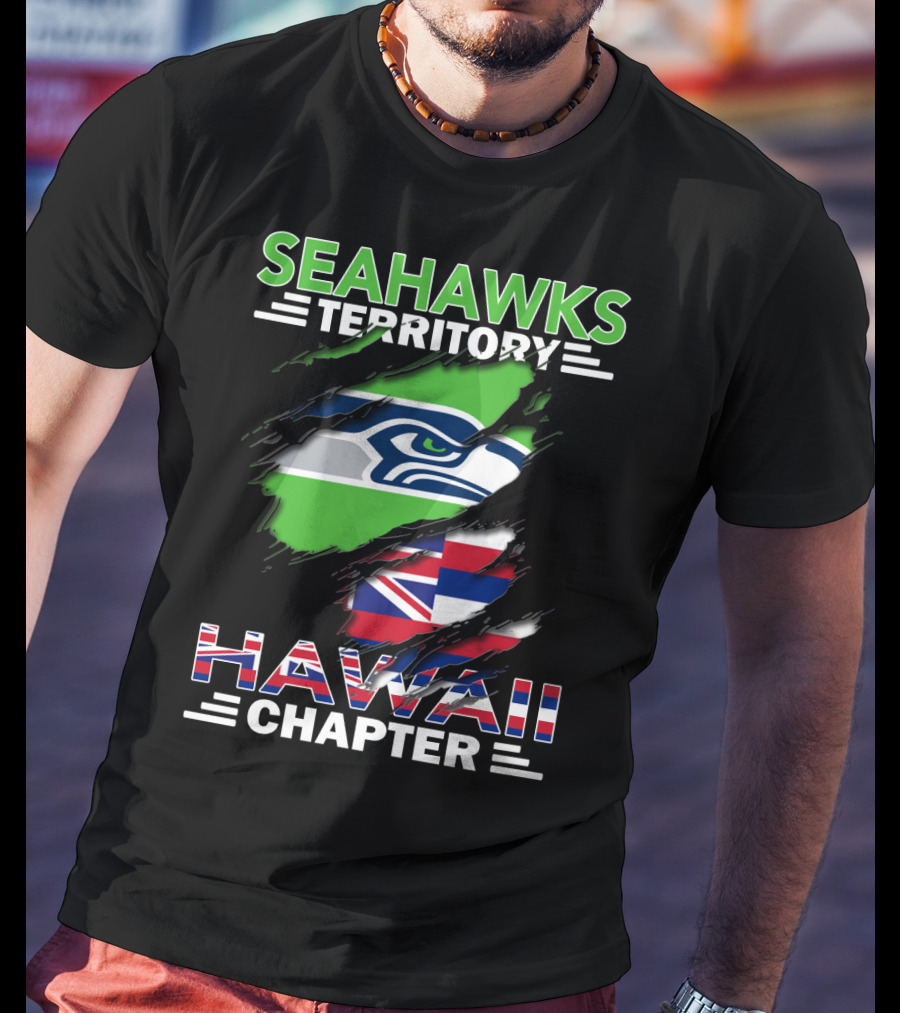 Seahawks Territory Hawaii Chapter Seattle Pride Hawaiian Connection T-Shirt