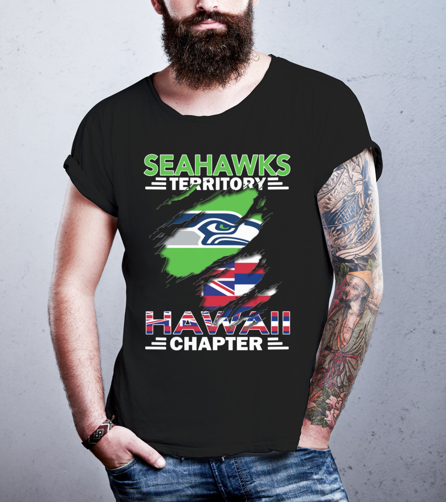 Seahawks Territory Hawaii Chapter Seattle Pride Hawaiian Connection T-Shirt