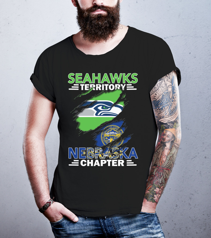 Seahawks Territory Nebraska Chapter State Pride T-Shirt