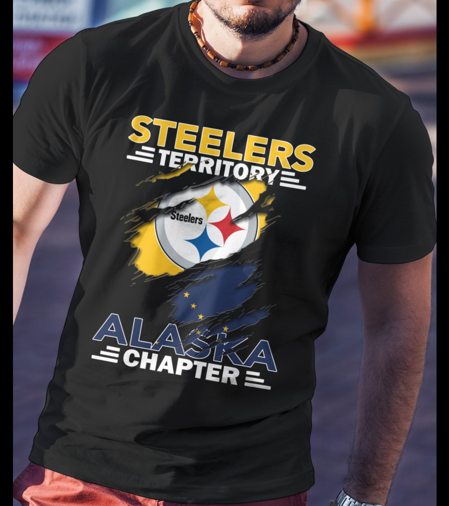 Steelers Territory Alaska Chapter Stars And Flag T-Shirt