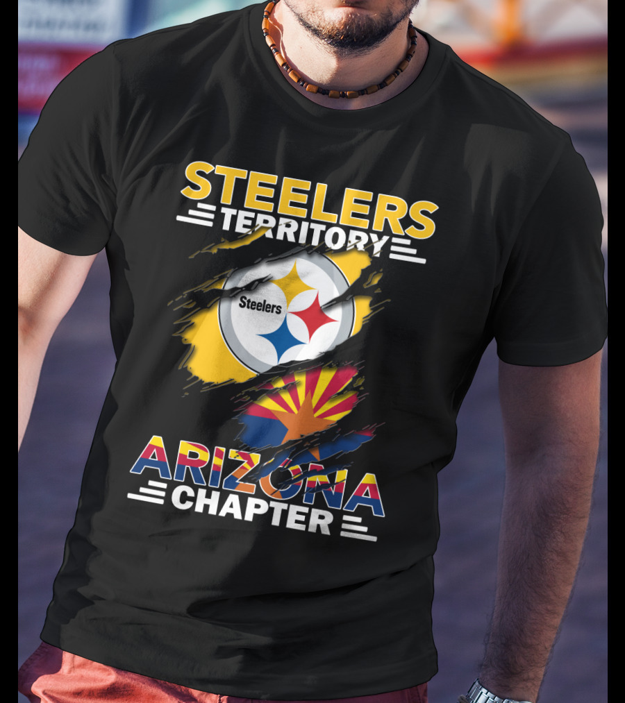 Steelers Territory Steelers Arizona Chapter Flag T-Shirt