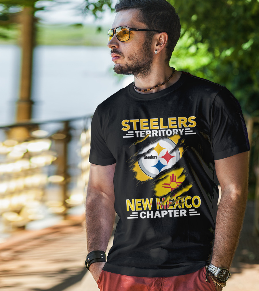 Steelers Territory New Mexico Chapter Steelers Symbol Zia Sun T-Shirt