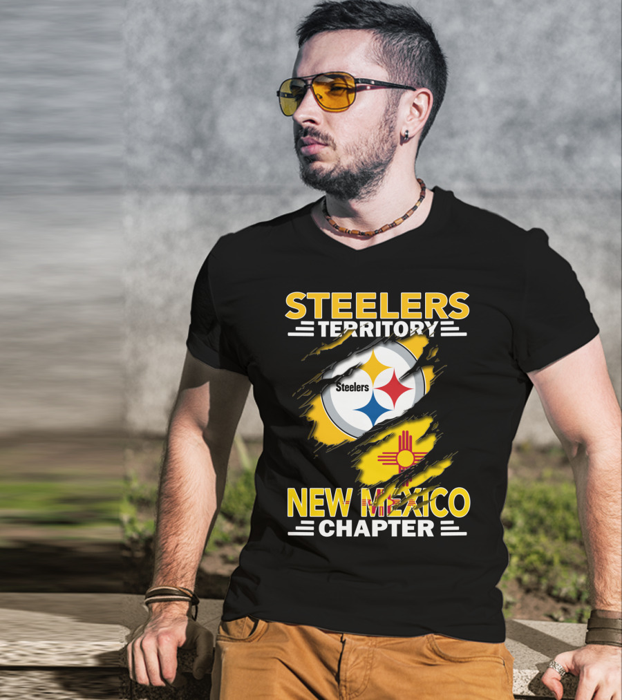 Steelers Territory New Mexico Chapter Steelers Symbol Zia Sun T-Shirt