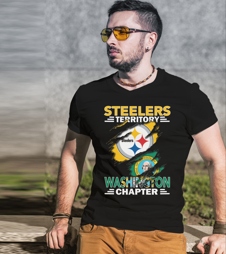 Steelers Territory Seal Of The State Of Washington Chapter T-Shirt