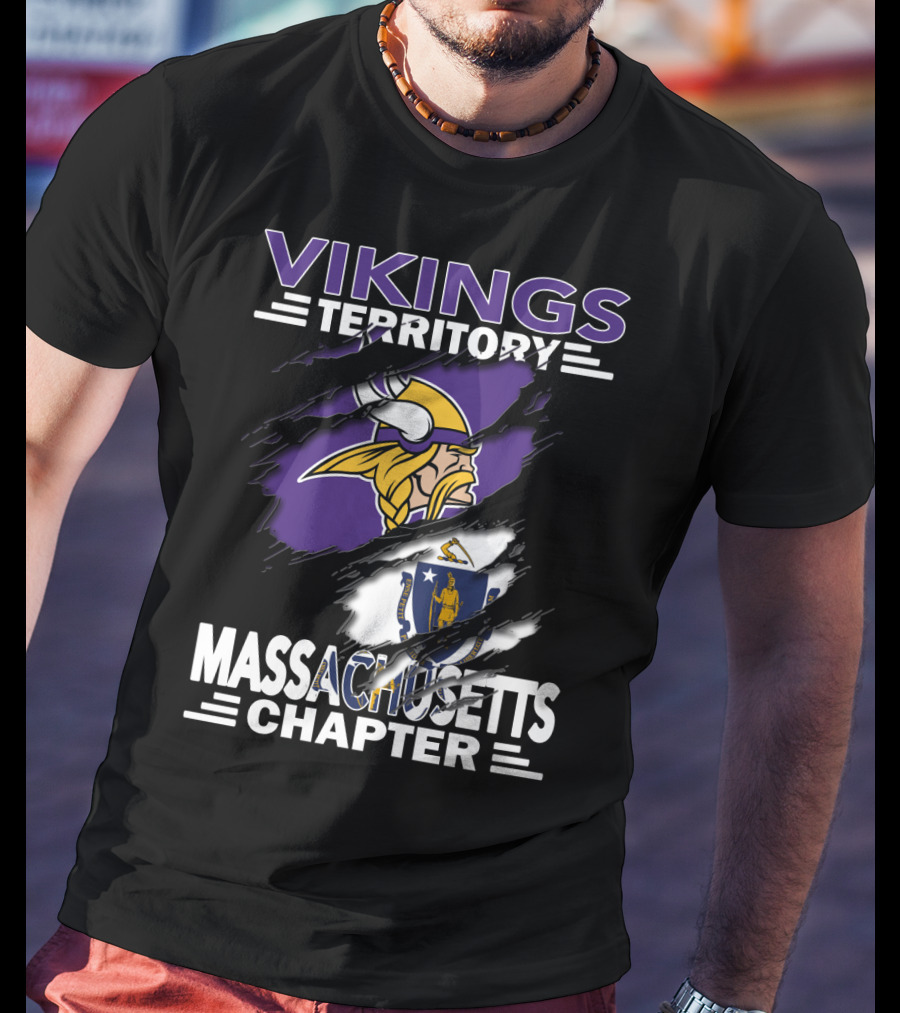Vikings Territory Massachusetts Chapter NFL Fan Community T-Shirt