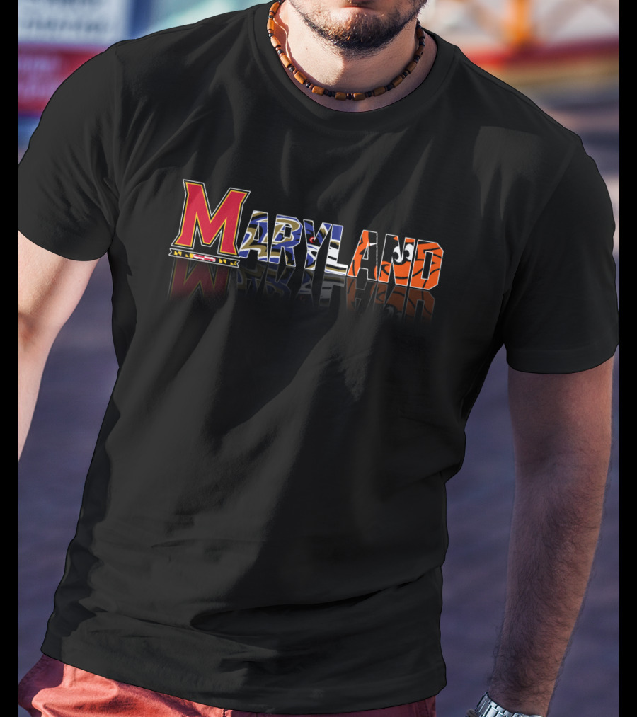Maryland Terps Ravens Orioles Sports Teams T-Shirt