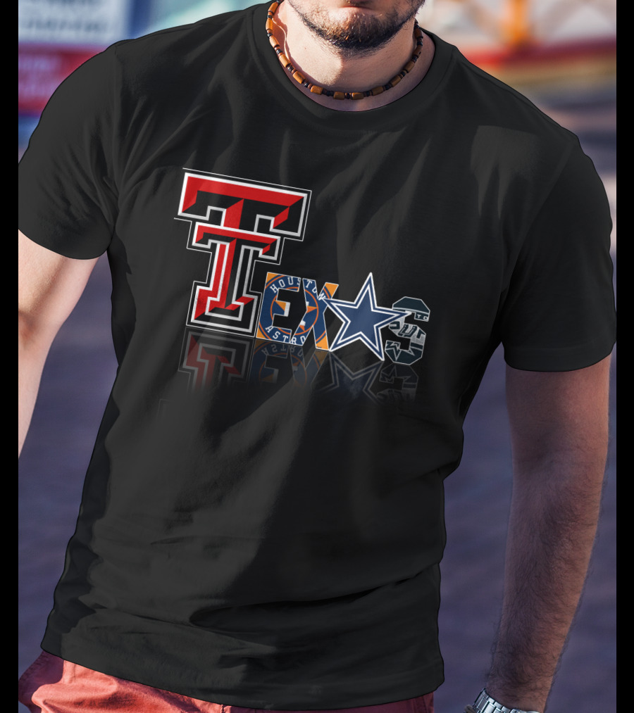 Texas Tech Cowboys Astros Spurs T-Shirt