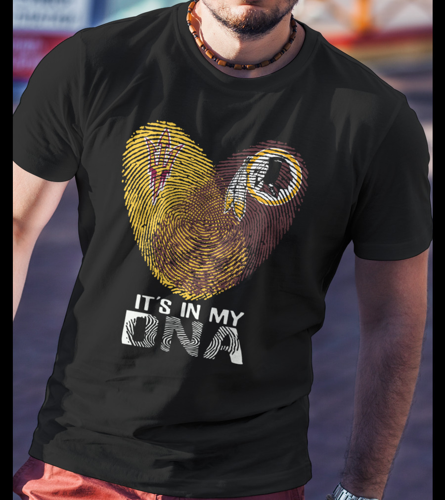 It's In My Dna Miami Dolphins Miami Hurricanes T-Shirt