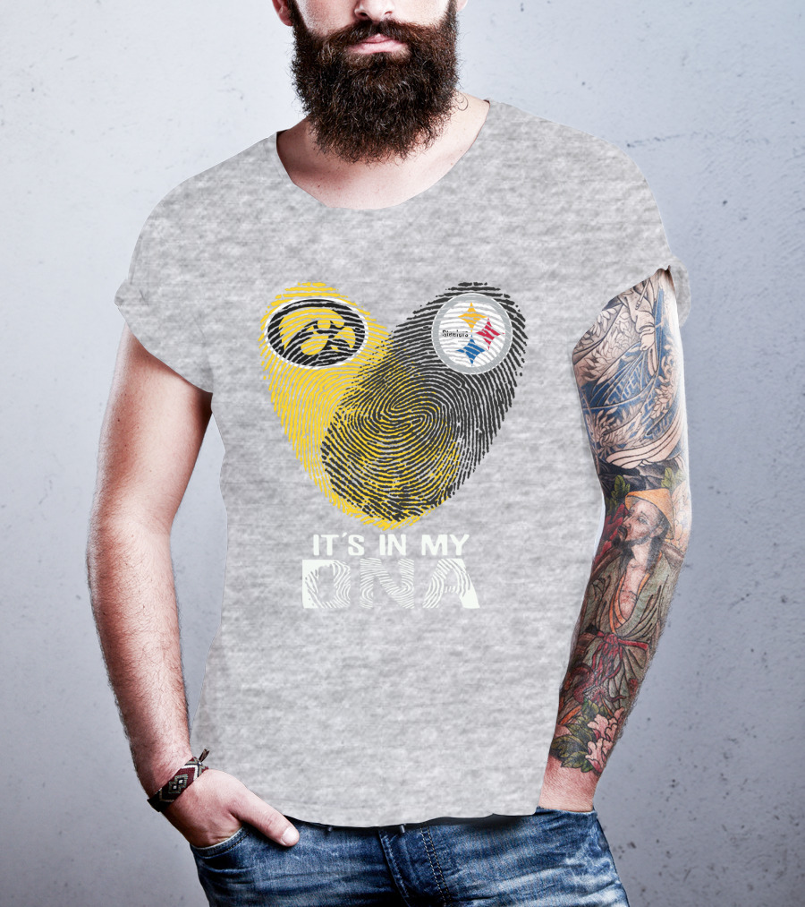 Pittsburgh Steelers Iowa Hawkeye It's In My Dna T-Shirt