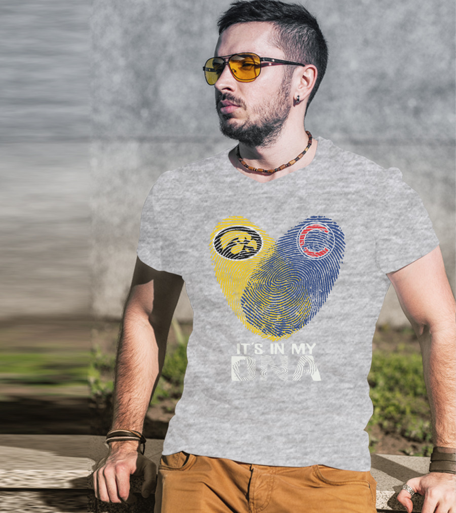 Chicago Cubs Iowa Hawkeyes It's In My DNA T-Shirt