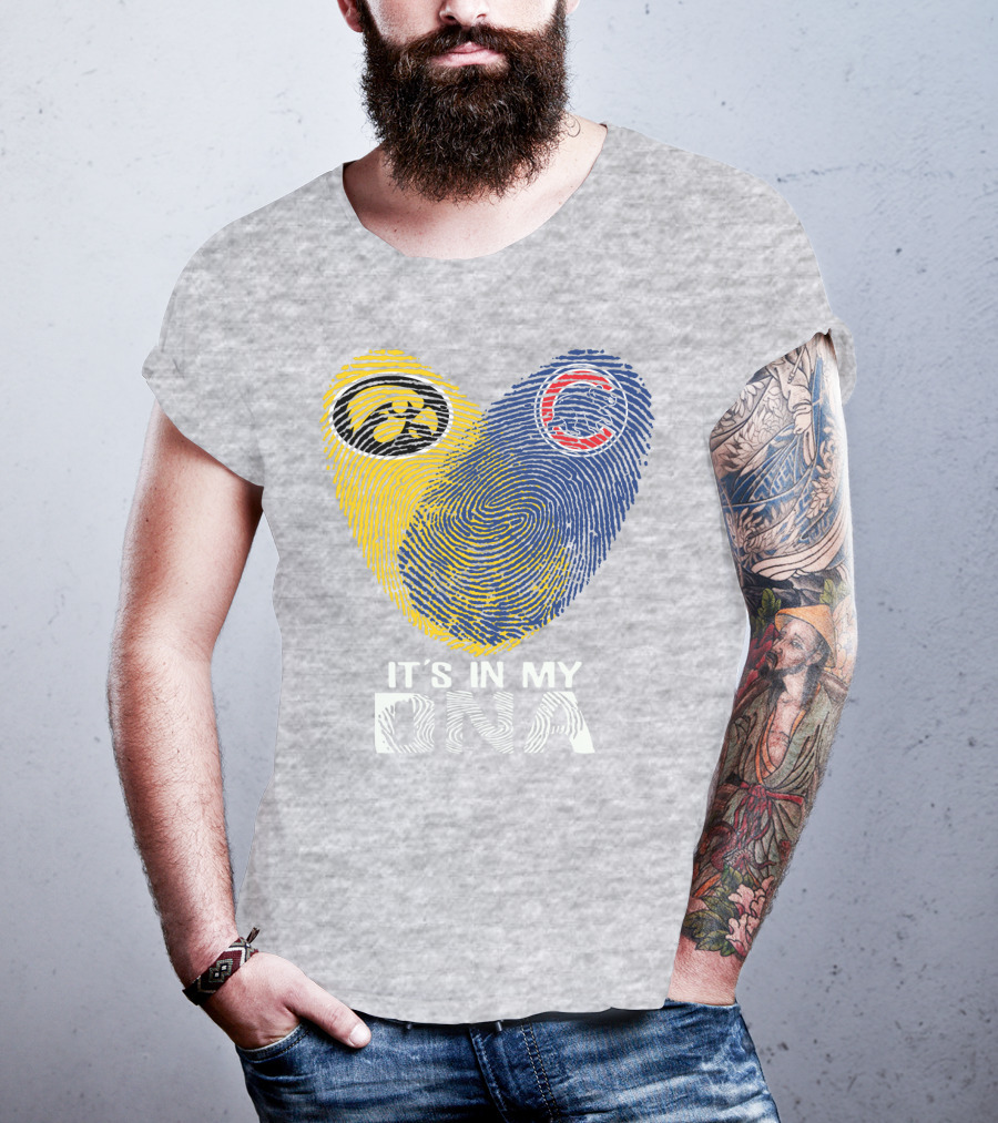 Chicago Cubs Iowa Hawkeyes It's In My DNA T-Shirt