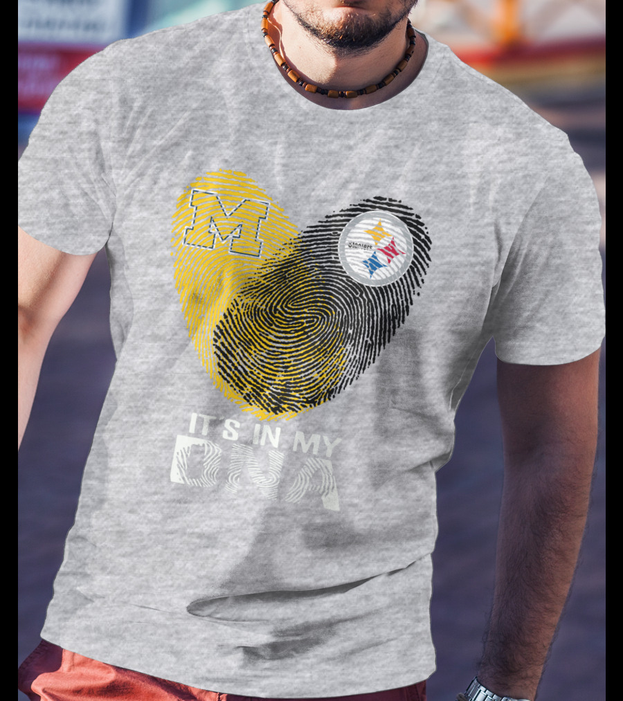 Pittsburgh Steelers Michigan It's In My Dna T-Shirt