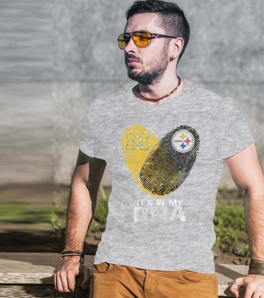 Pittsburgh Steelers Michigan It's In My Dna T-Shirt