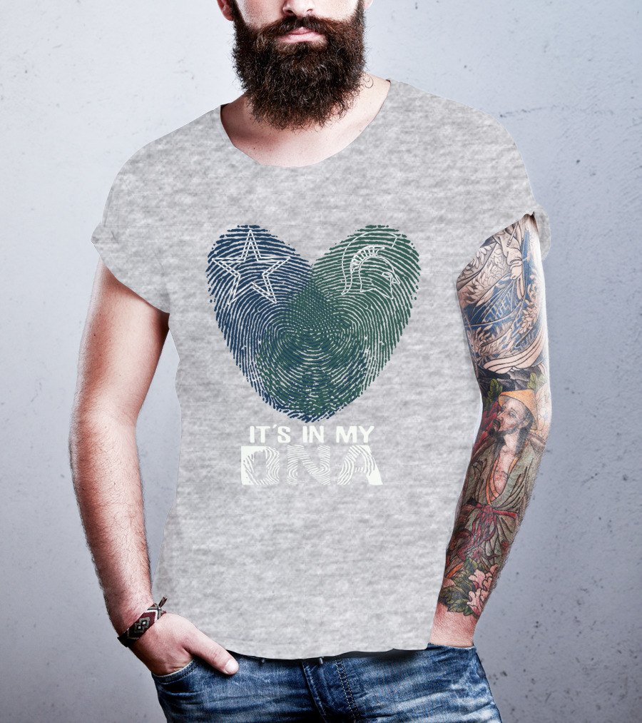 Dallas Cowboys Michigan State It's In My Dna T-Shirt