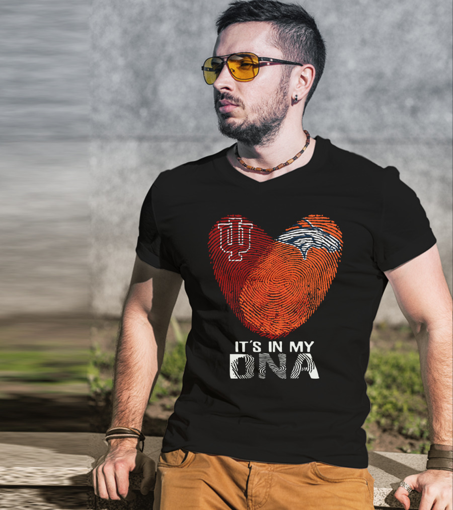 Denver Broncos Hoosiers It's In My Dna T-Shirt