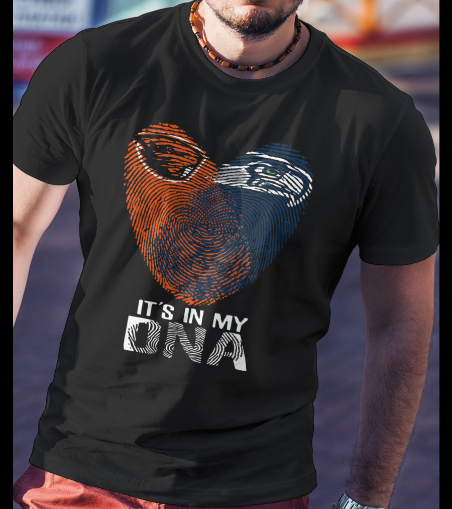 It's In My Dna Oregon State Beavers Seattle Seahawks T-Shirt