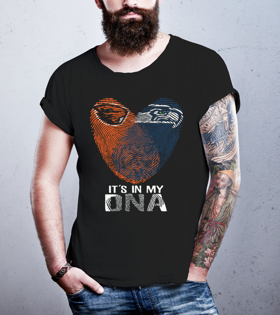 It's In My Dna Oregon State Beavers Seattle Seahawks T-Shirt