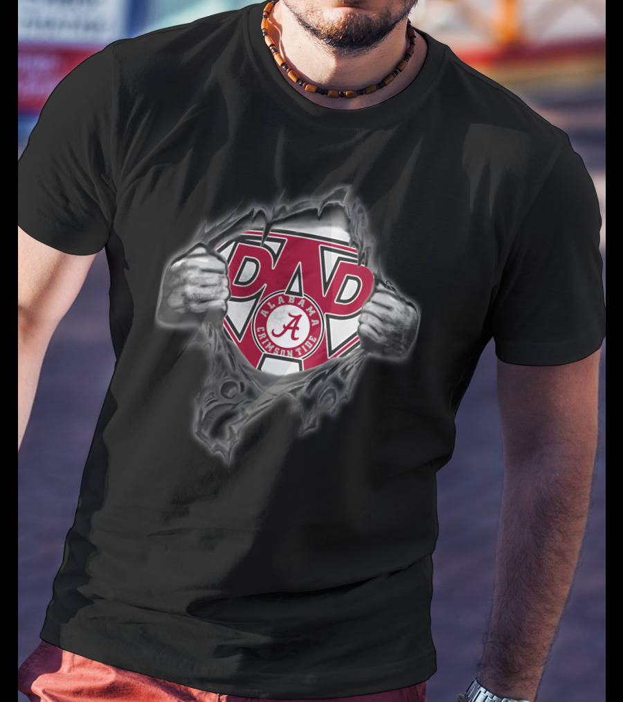Alabama Crimson Tide Super Dad T-Shirt