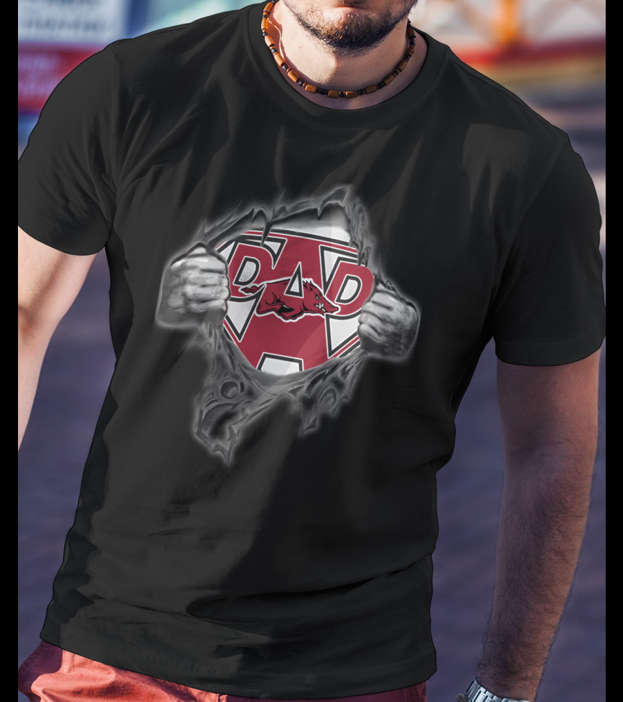 Super Dad Arkansas Razorbacks T-Shirt