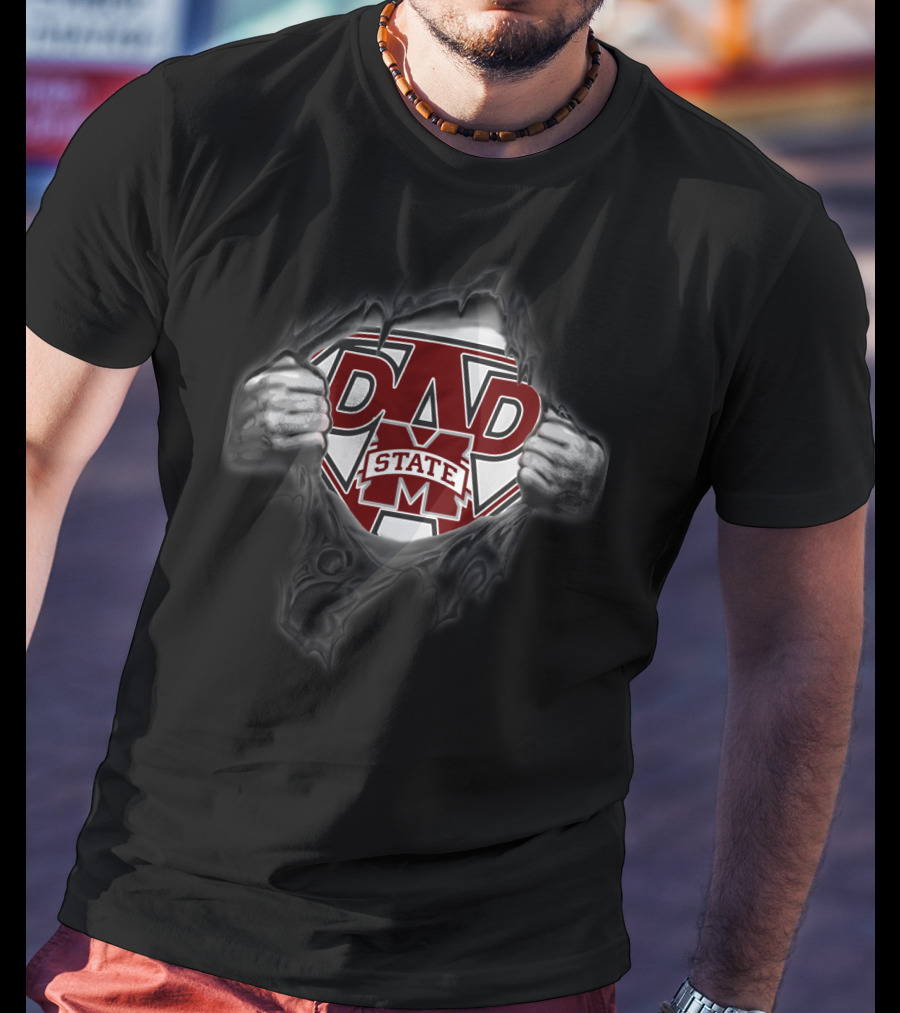 Mississippi State Bulldogs Super Dad T-Shirt