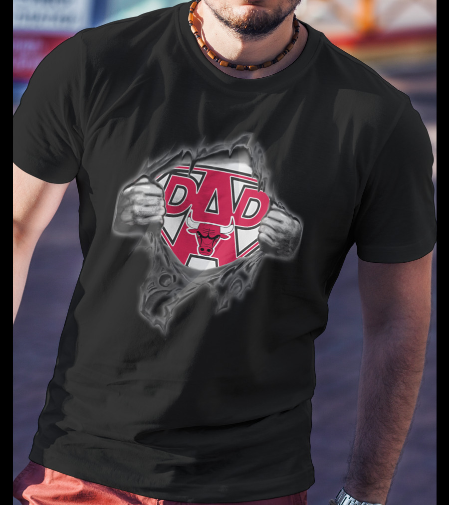 Chicago Bulls Super Dad T-Shirt