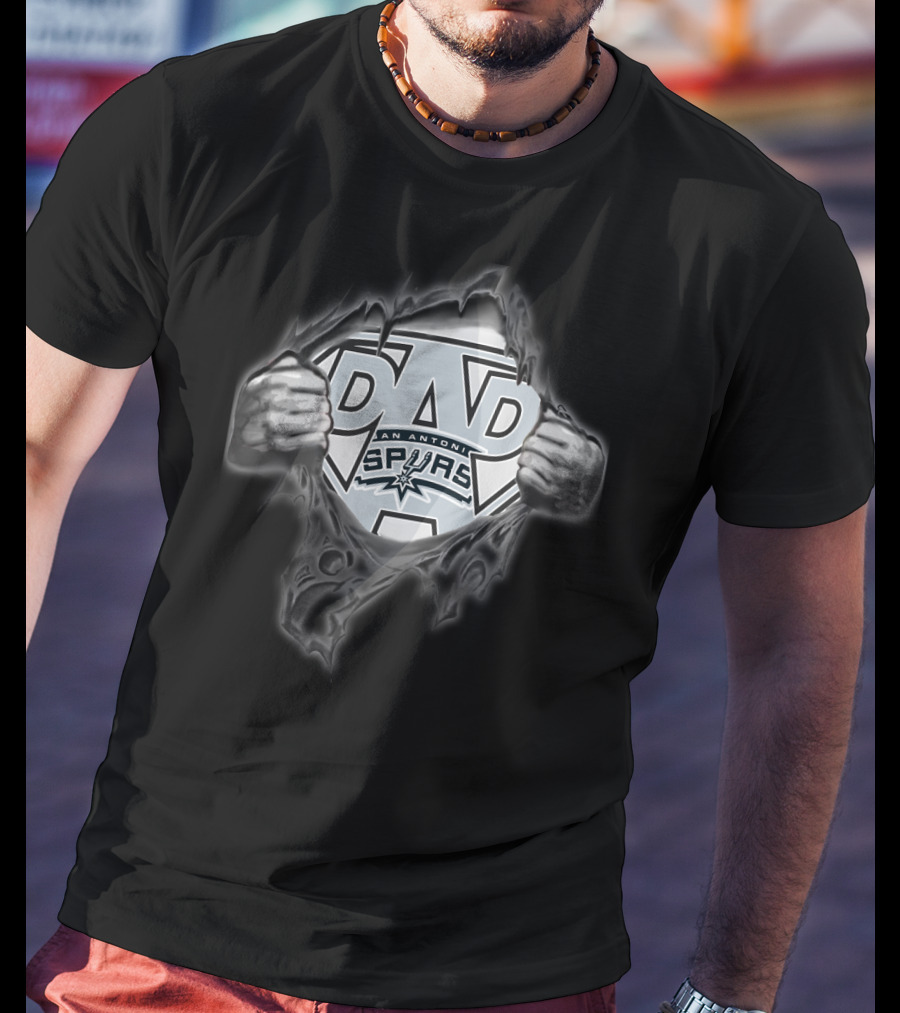 San Antonio Spurs Super Dad T-Shirt