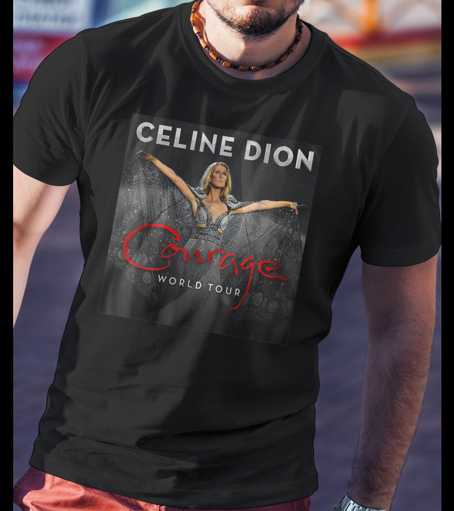 Celine Dion Courage World Tour T-Shirt