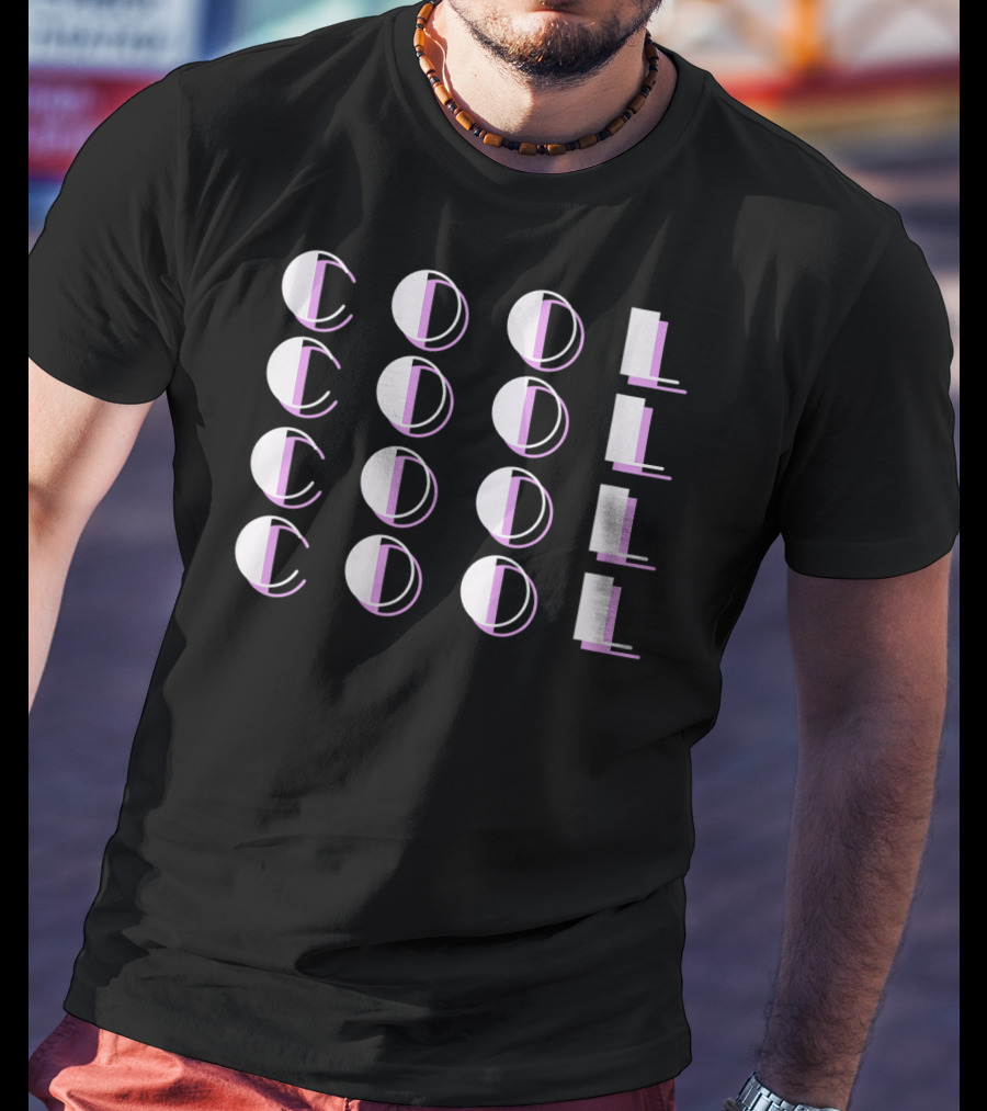 Jonas Cool First Name Circles And Lines T-Shirt