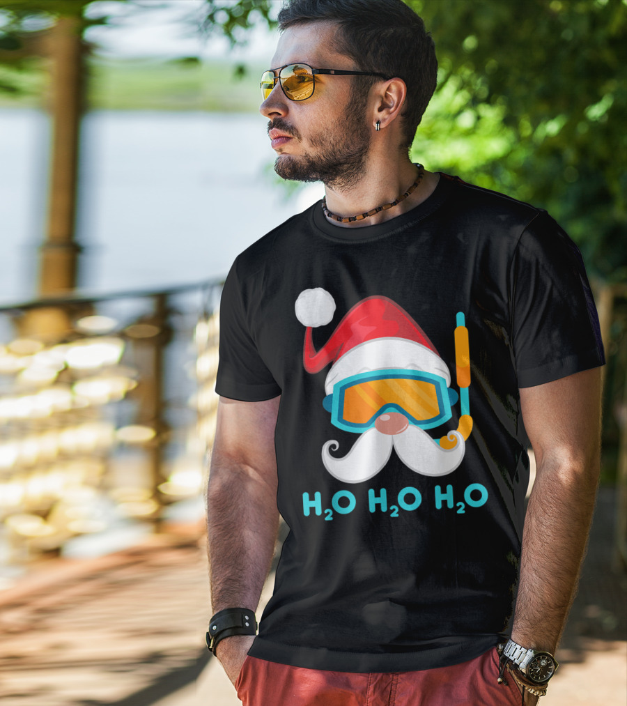 Santa Claus H2O Snorkeling Lover T-Shirt