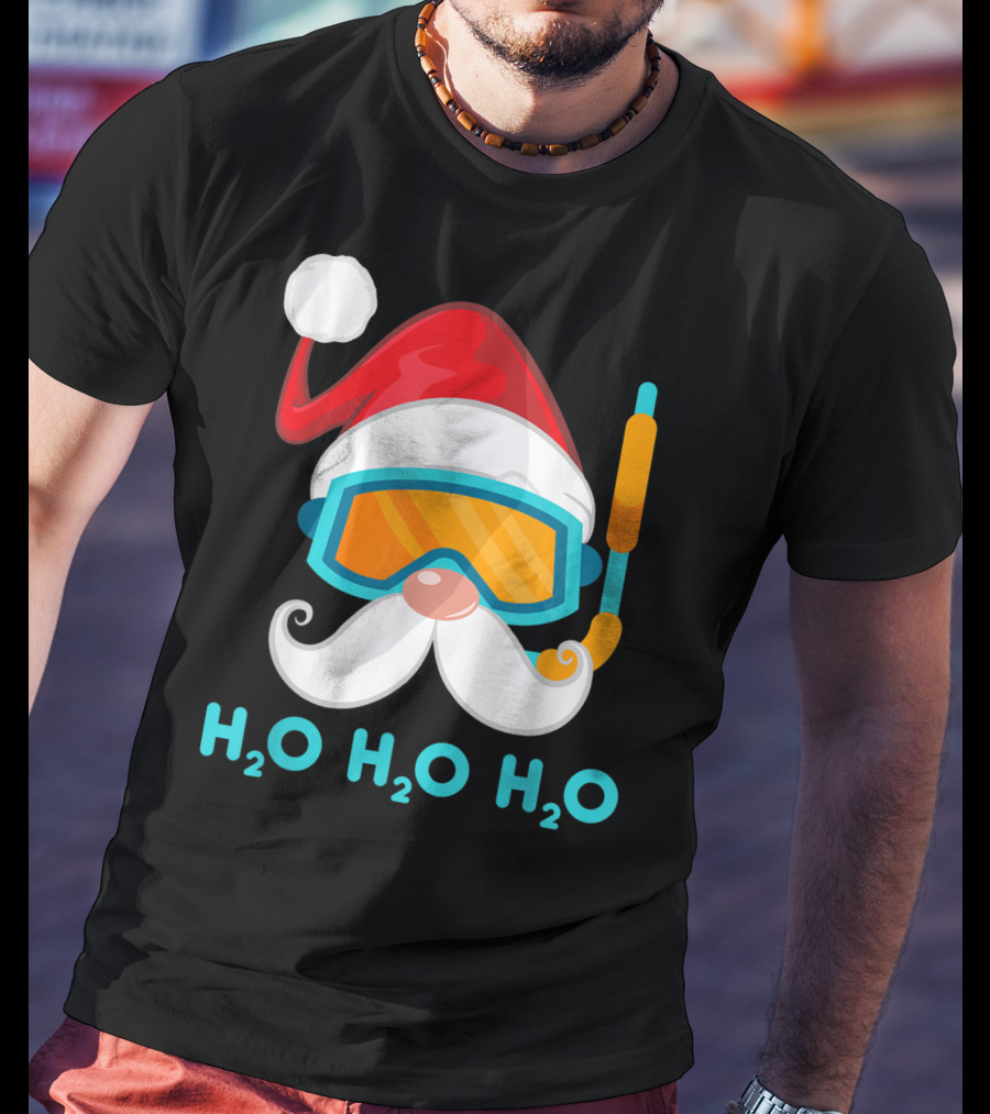 Santa Claus H2O Snorkeling Lover T-Shirt