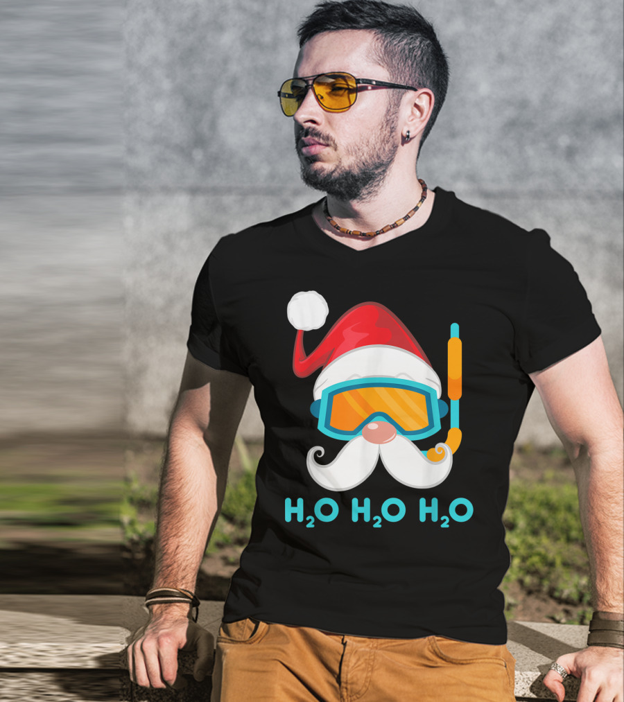Santa Claus H2O Snorkeling Lover T-Shirt