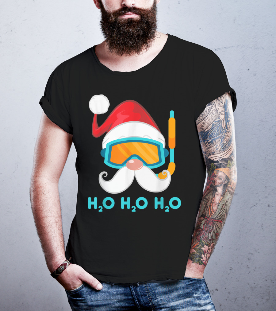 Santa Claus H2O Snorkeling Lover T-Shirt