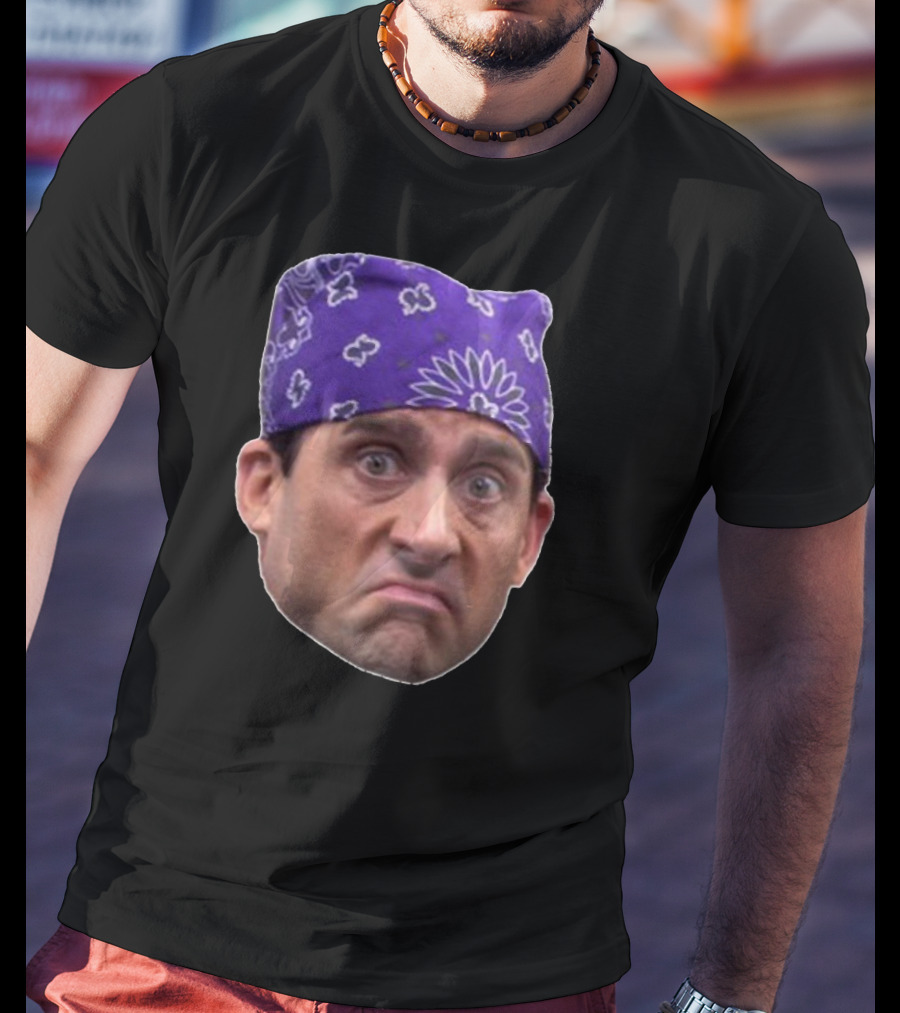 Prison Mike Bandana Head From The Office T-Shirt