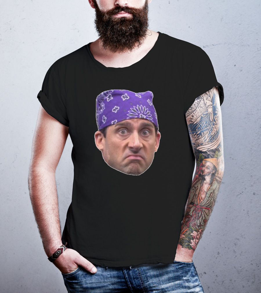 Prison Mike Bandana Head From The Office T-Shirt