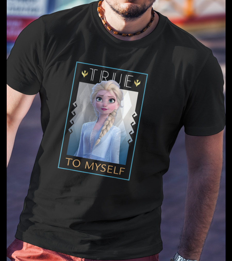 Frozen 2 Elsa True To Myself Disney Character T-Shirt