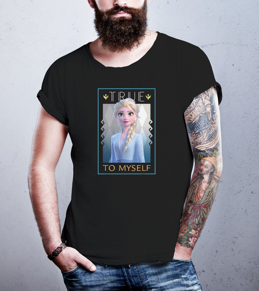 Frozen 2 Elsa True To Myself Disney Character T-Shirt