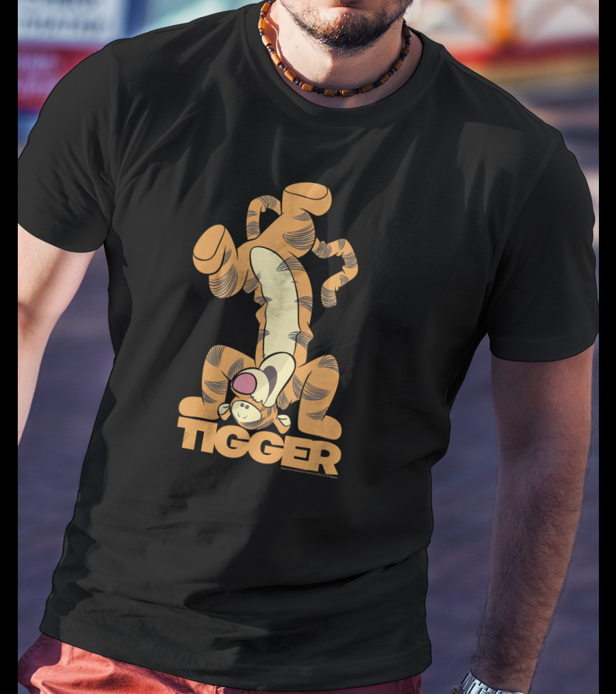 Disney Tigger Upside Down Winnie The Pooh T-Shirt