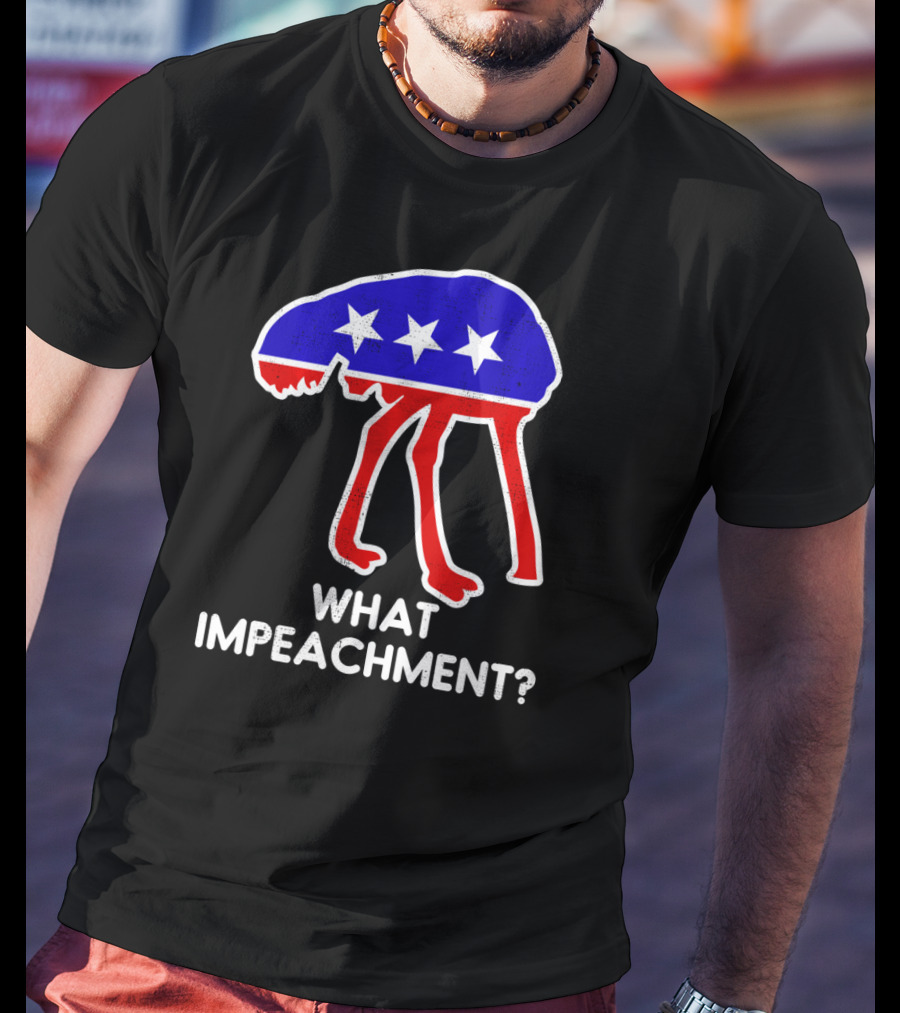 What Impeachment Ostrich Stars Republican T-Shirt