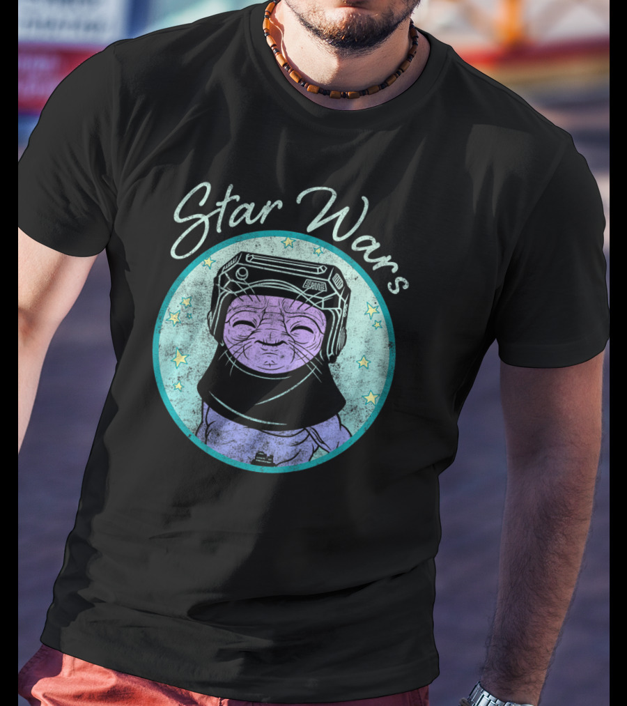 Star Wars Babu Frik The Rise Of Skywalker Pastel Stars T-Shirt