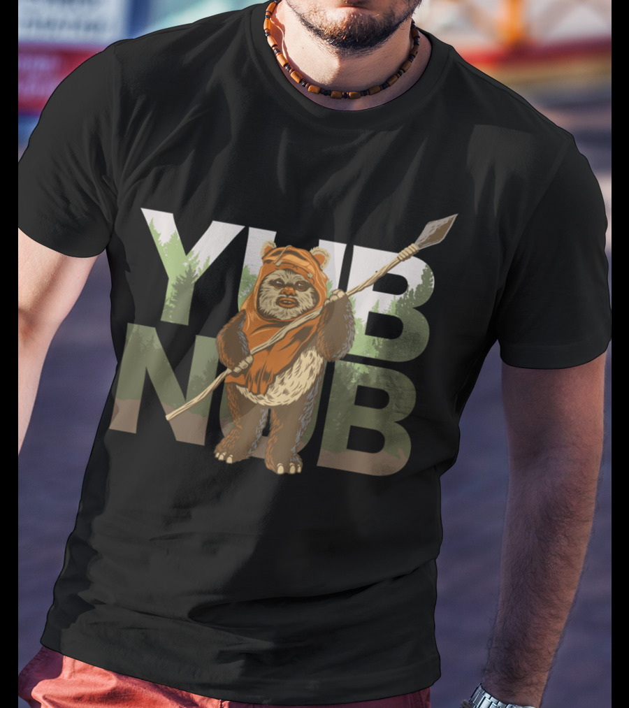 Star Wars Return Of The Jedi Ewok Yub Nub Forest Background T-Shirt