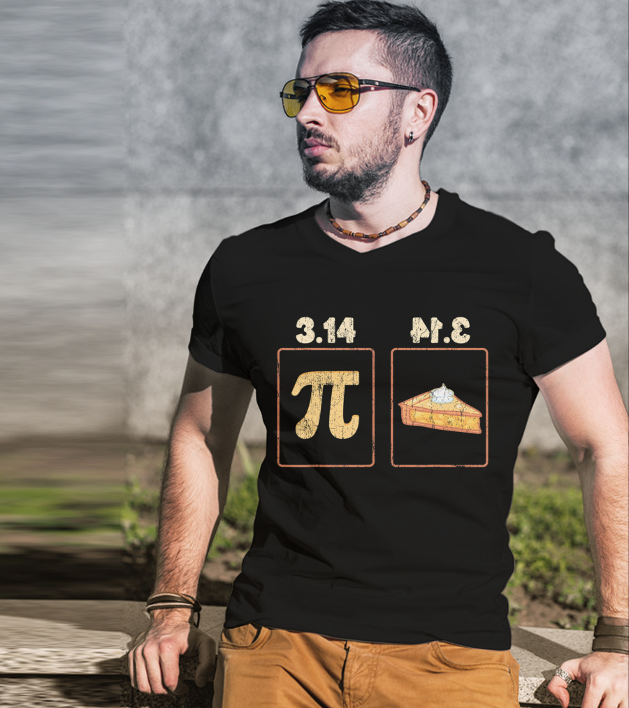3.14 Pi Symbol Equals Pie 14.3 Pi Day Vintage T-Shirt