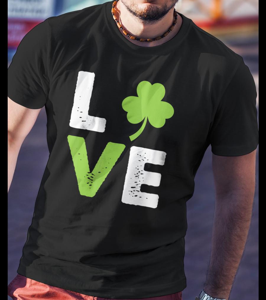Love Shamrock Irish Love T-Shirt