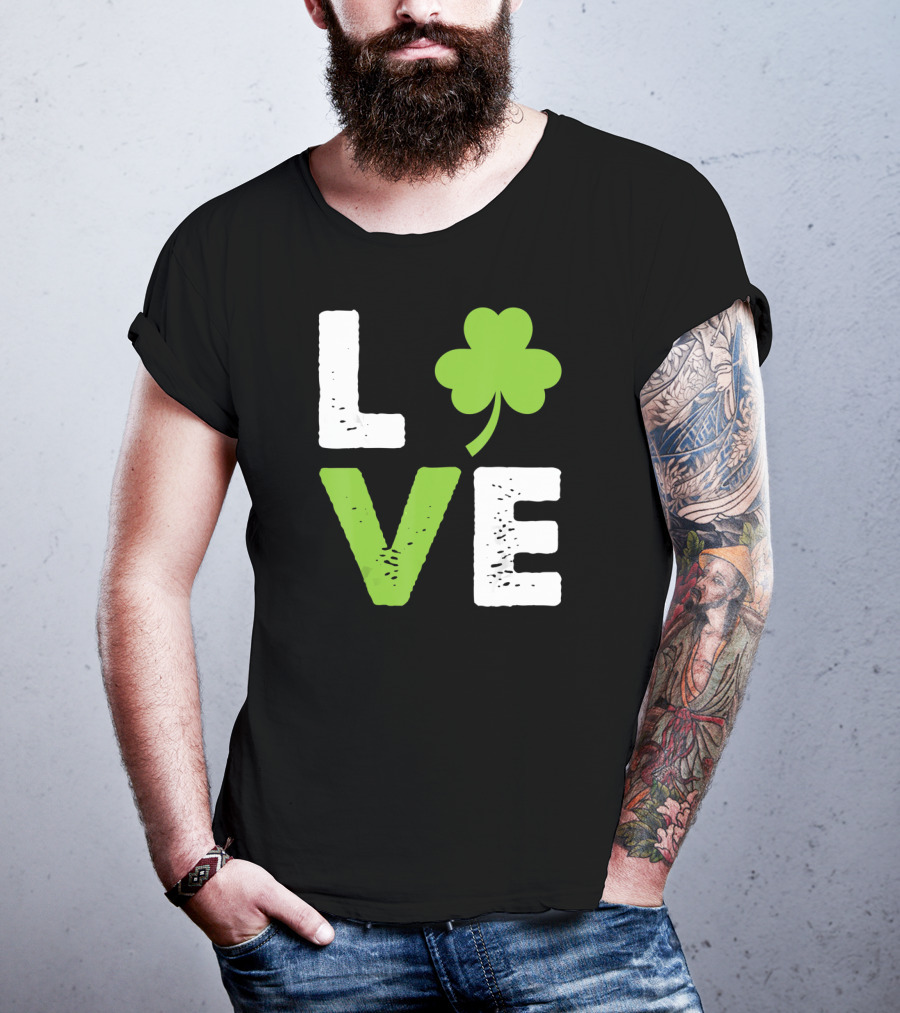 Love Shamrock Irish Love T-Shirt