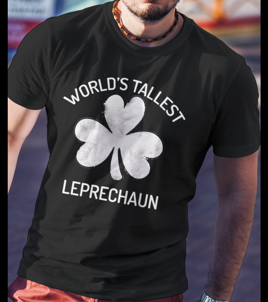 World’s Tallest Leprechaun Vintage Shamrock Patrick T-Shirt