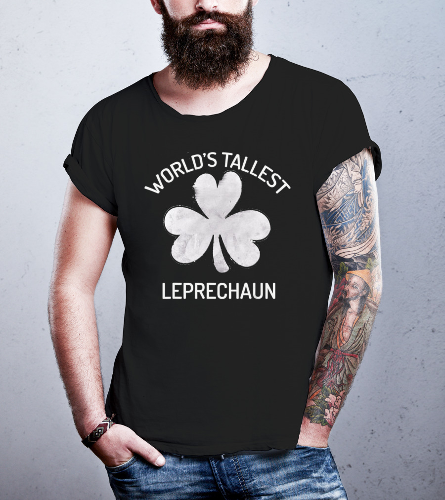 World’s Tallest Leprechaun Vintage Shamrock Patrick T-Shirt
