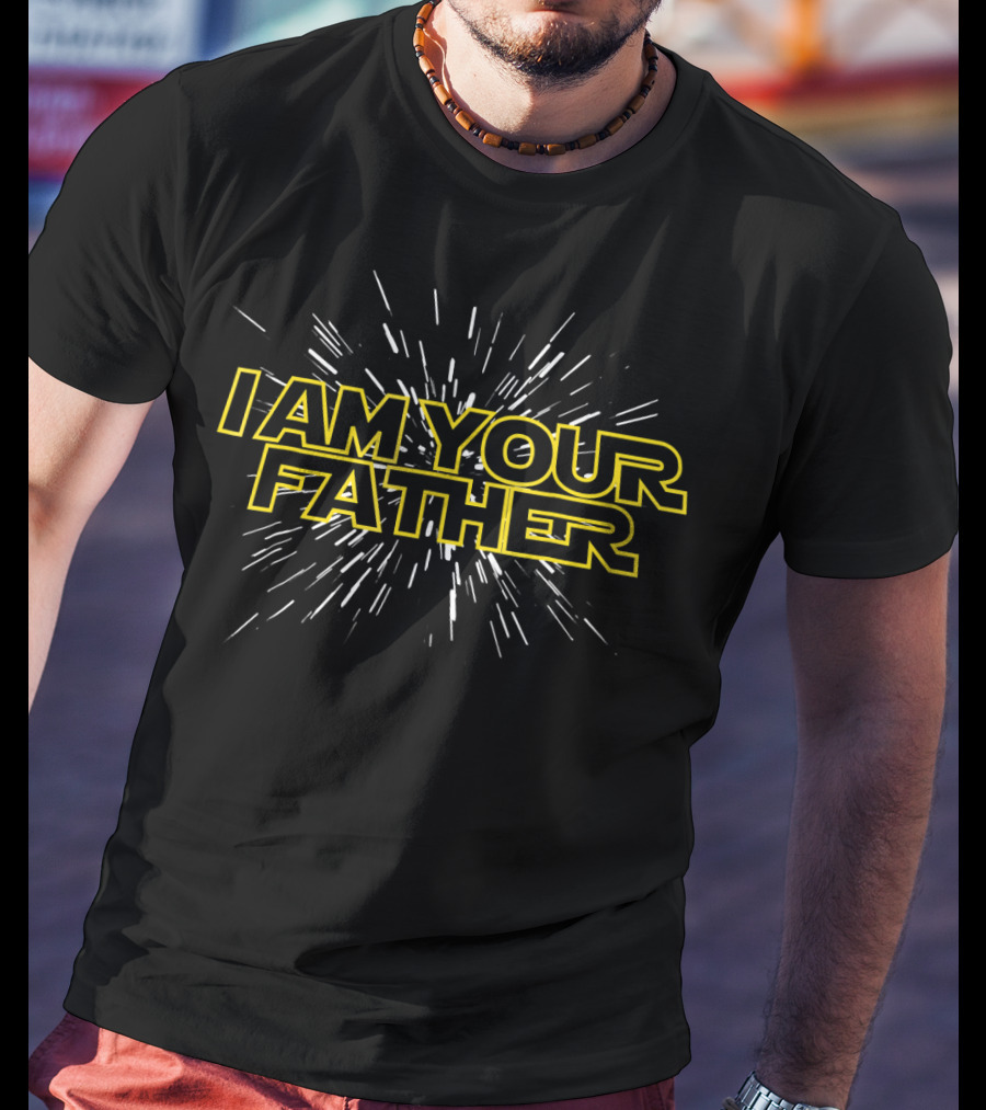 I Am Your Father Star Wars Text Burst T-Shirt