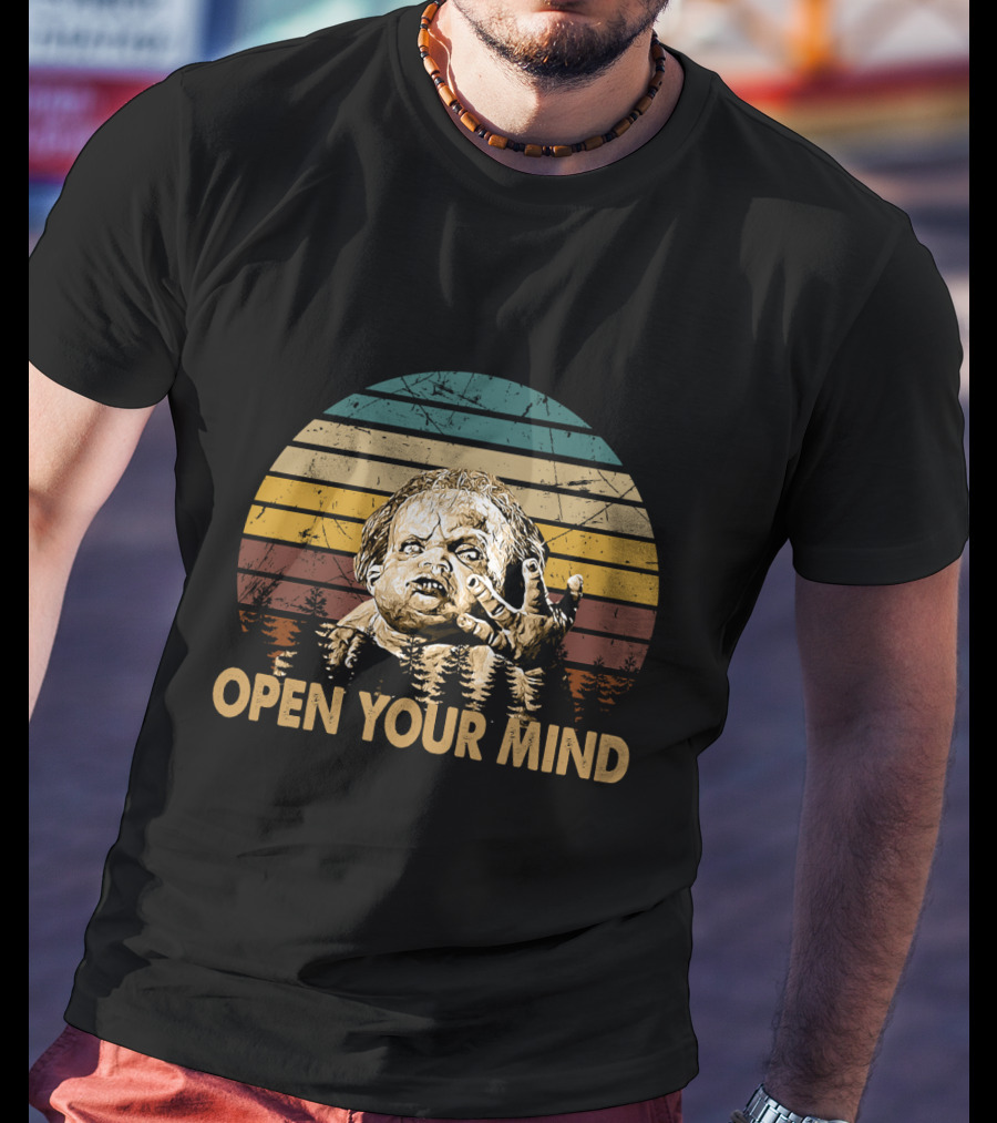 Total Recall Open Your Mind Vintage Sunset Stripes T-Shirt